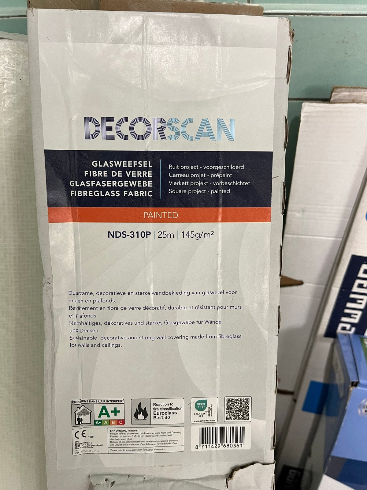 Decorscan Glasweefsel - Duurzame wandbekleding, Overige typen, Nieuw, 10 m² of meer, Overige materialen