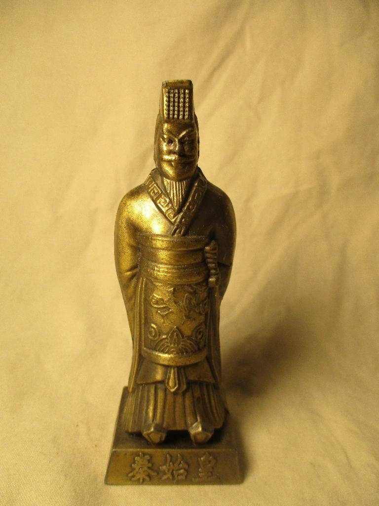 beeldje China van koper, Antiek en Kunst, Antiek | Koper en Brons, Ophalen of Verzenden