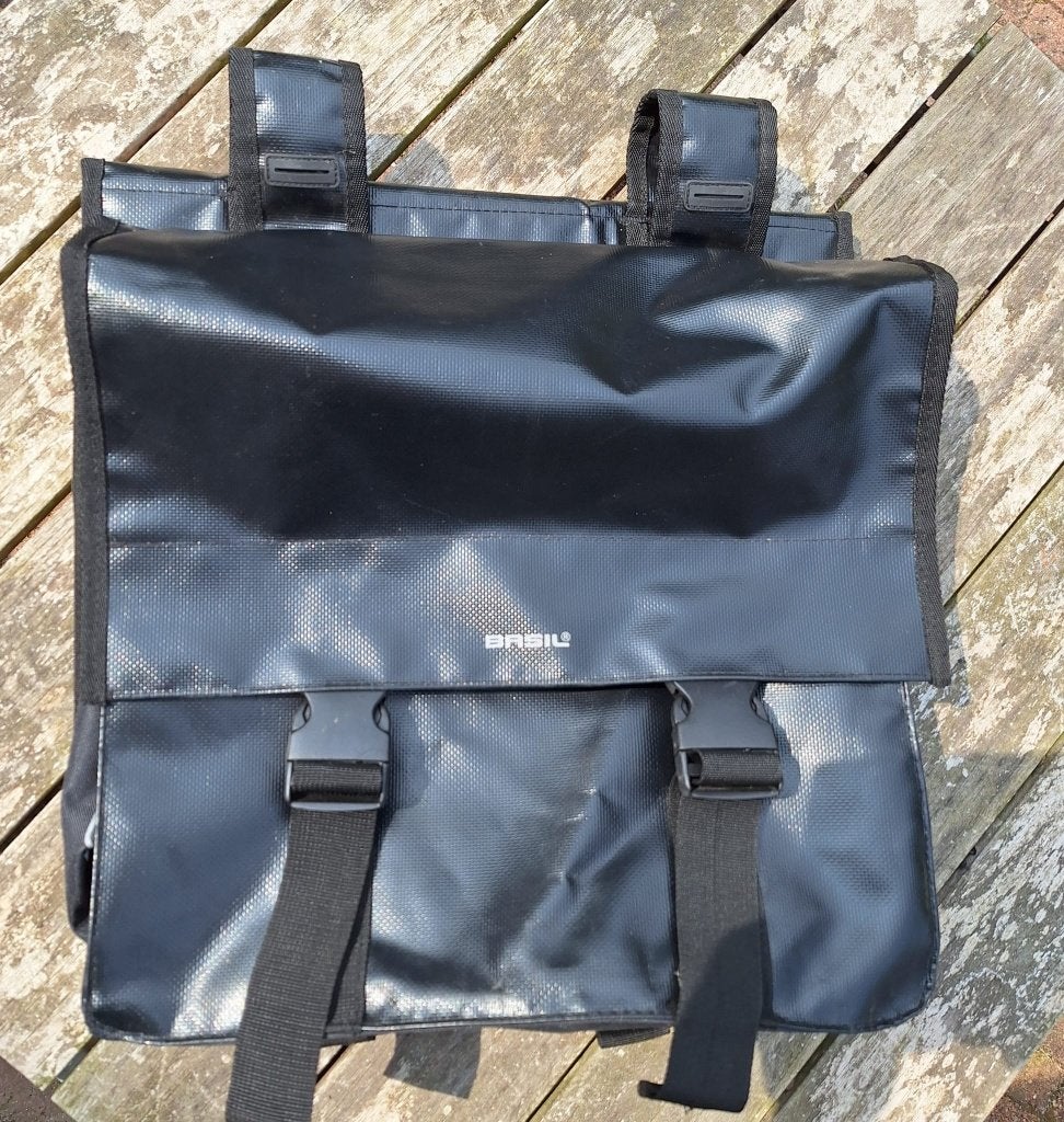 Basil Urban load dubbele fietstas, 48-53 l, Ophalen of Verzenden
