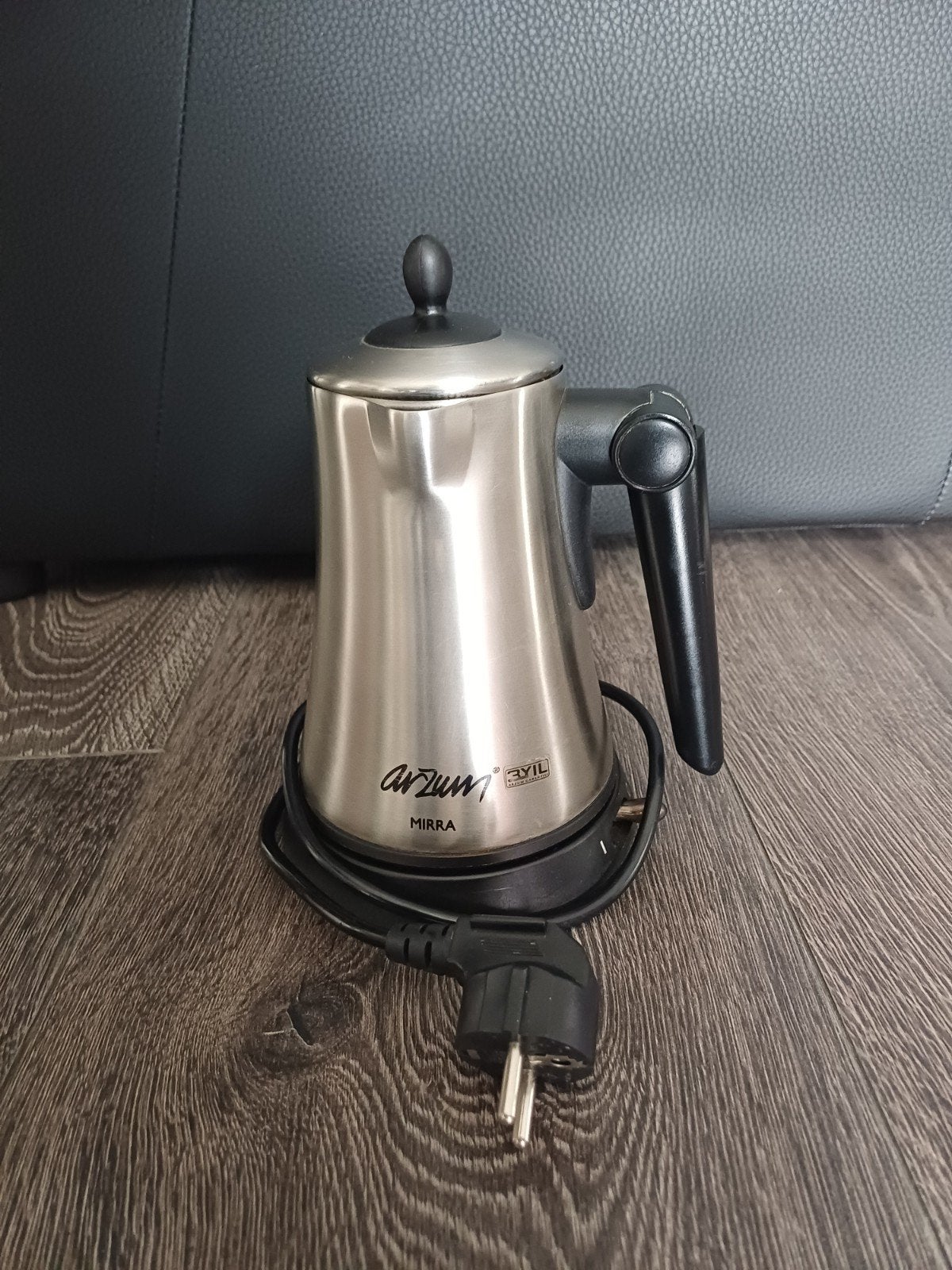 Arzum Mirra RVS Elektrische Turkse Koffiepot, Minder dan 1 liter, Ophalen of Verzenden, Zo goed als nieuw, Rvs
