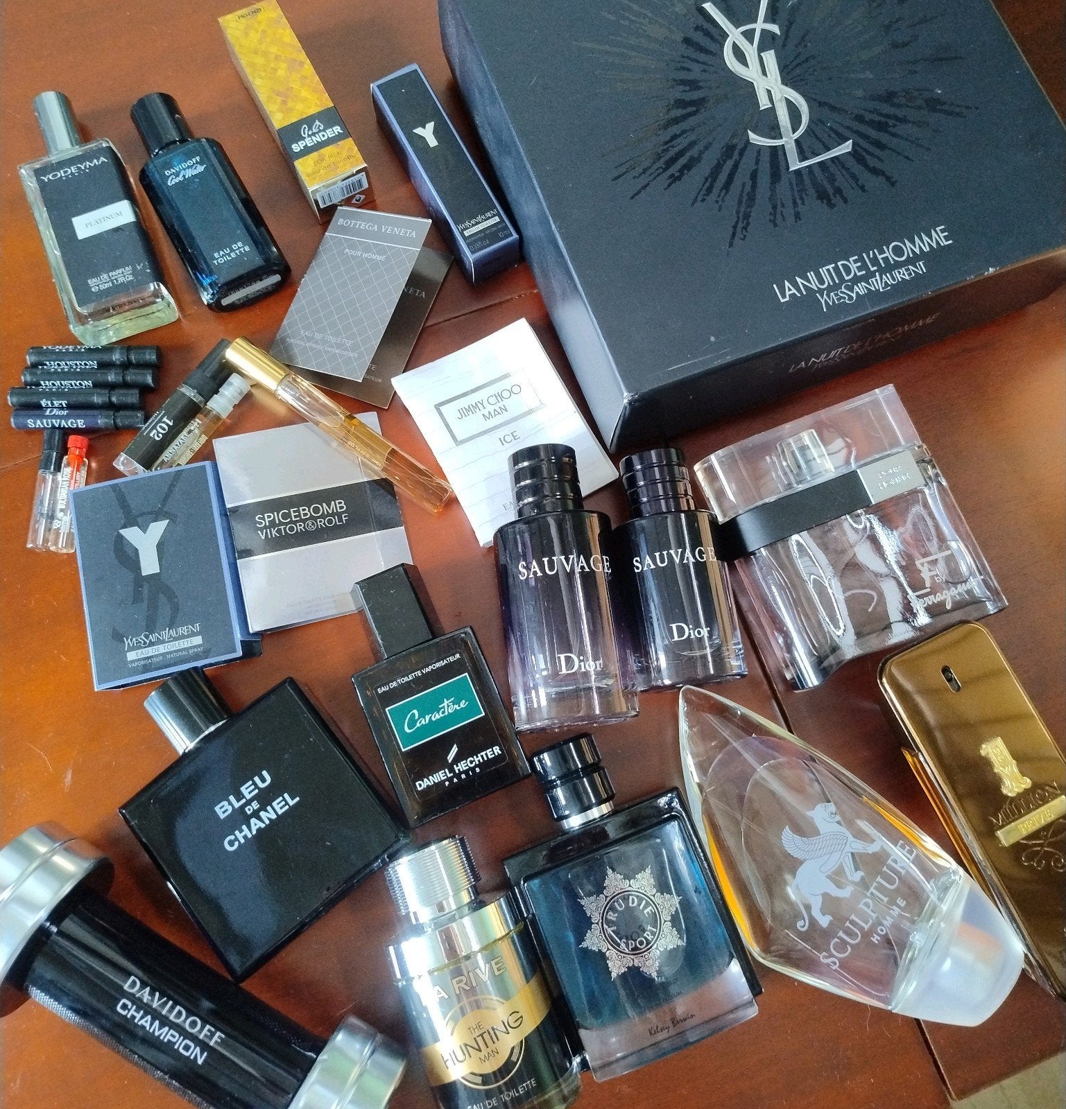 Parfum collectie man, Verzamelen, Parfumverzamelingen, Ophalen of Verzenden, Parfumfles