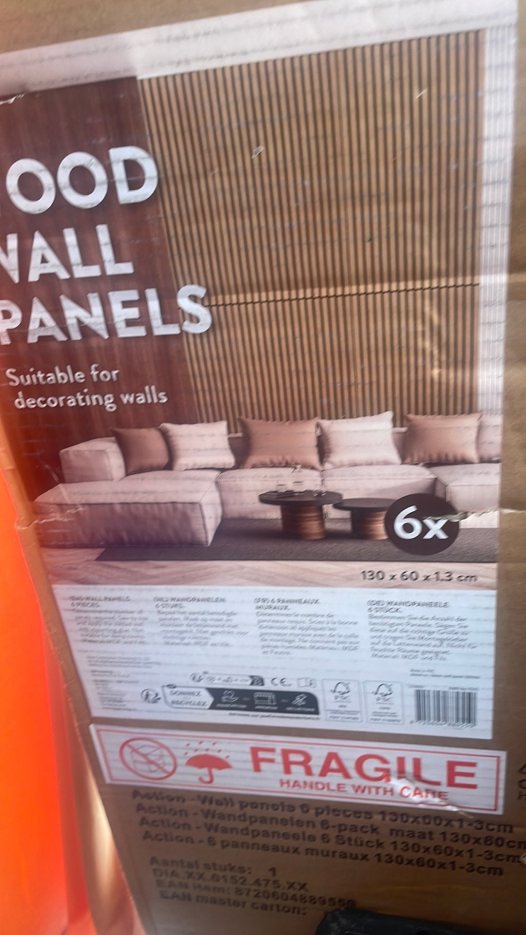 Houten panelen, Doe-het-zelf en Verbouw, Platen en Panelen, Ophalen, Nieuw, Overige materialen, Minder dan 20 mm