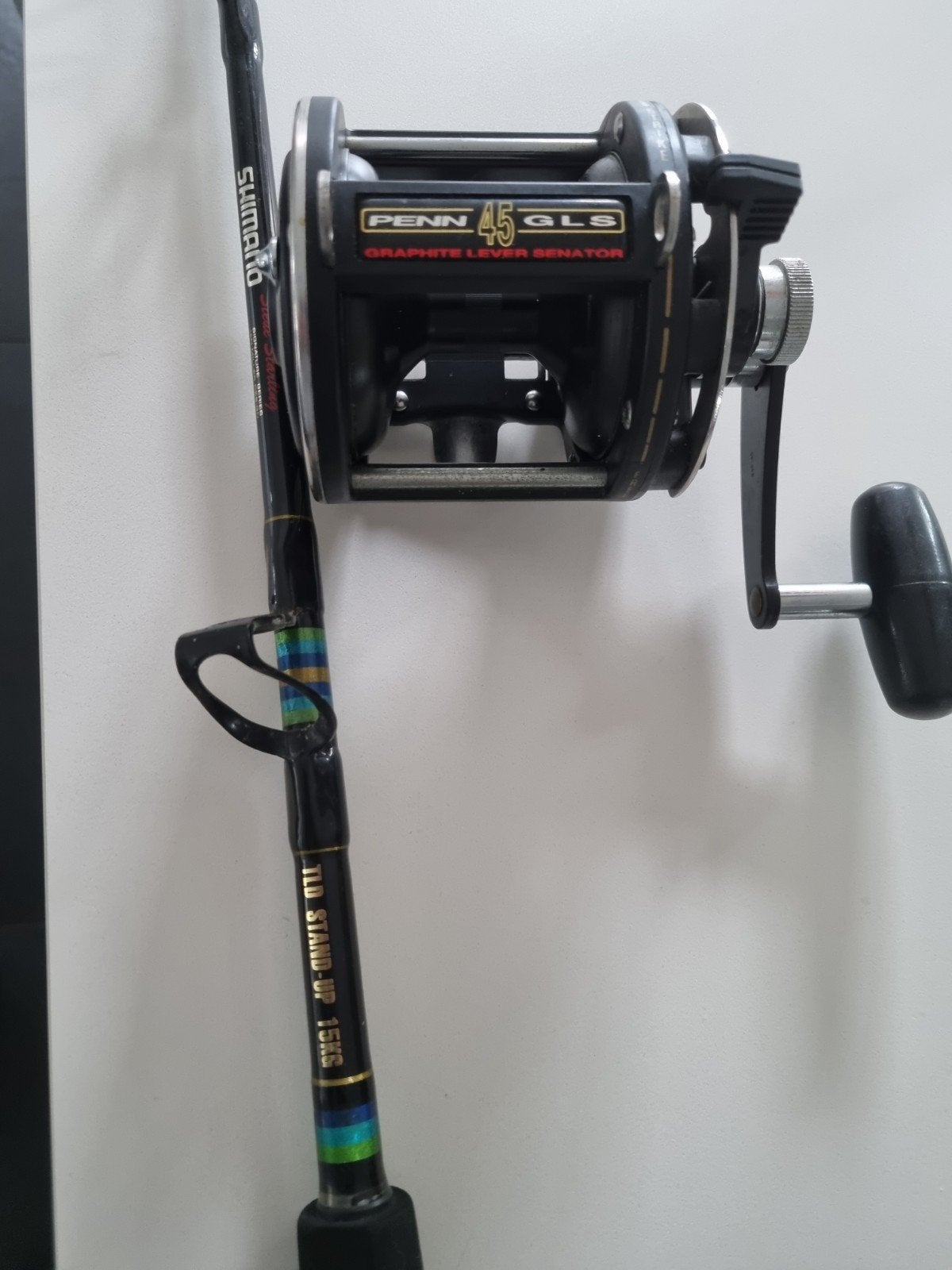 Penn 45GLD Reel NIEUWSTAAT, Ophalen, Zo goed als nieuw, Complete set