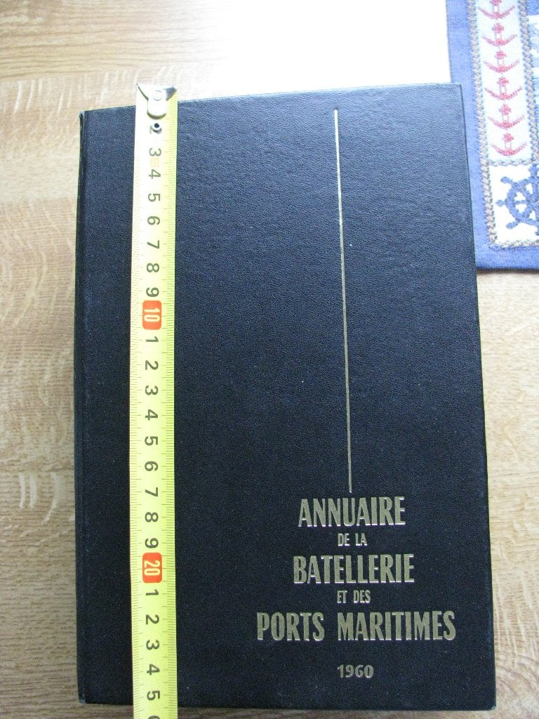 scheepvaart boek Annuaire batellerie ports maritimes 1960, Ophalen of Verzenden, Gebruikt, Boek of Tijdschrift