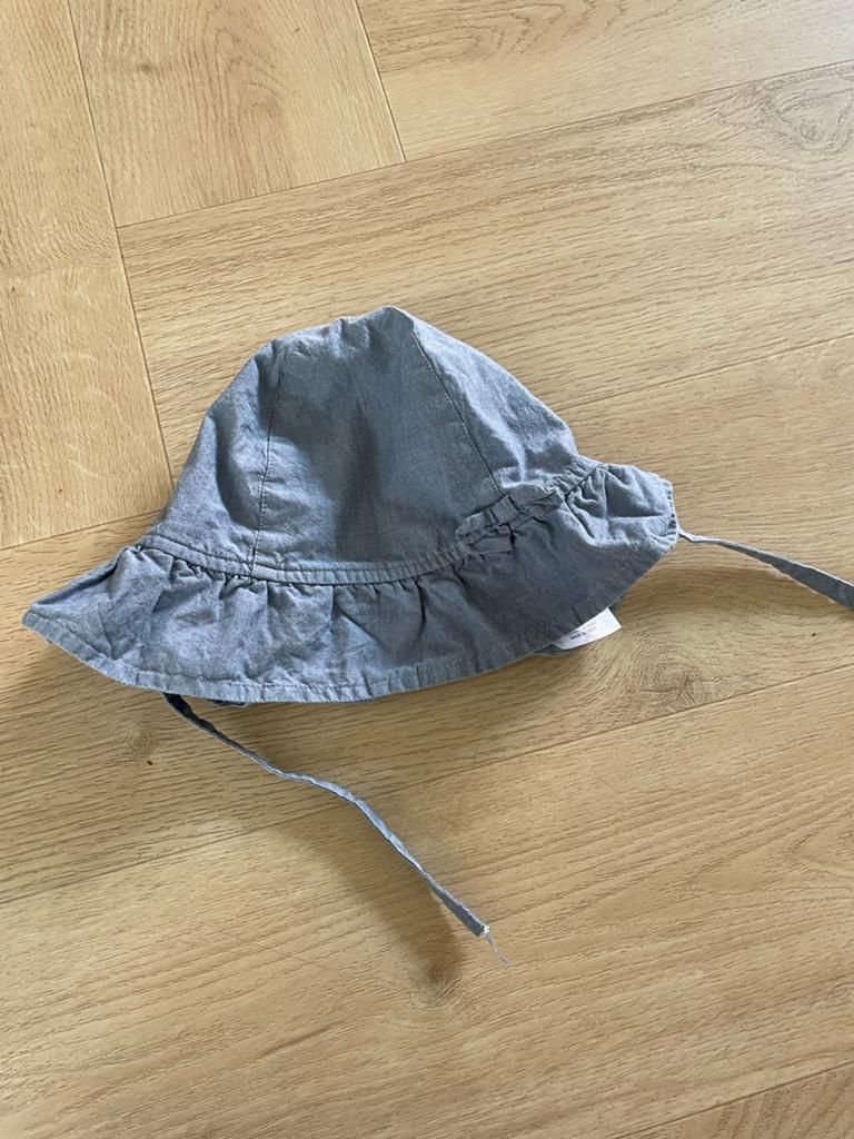 Zomerhoedje baby Prenatal blauw spijkerstof maat 50/52, Kinderen en Baby's, Babykleding | Mutsen, Sjaals en Wanten, Maat 50, Gebruikt