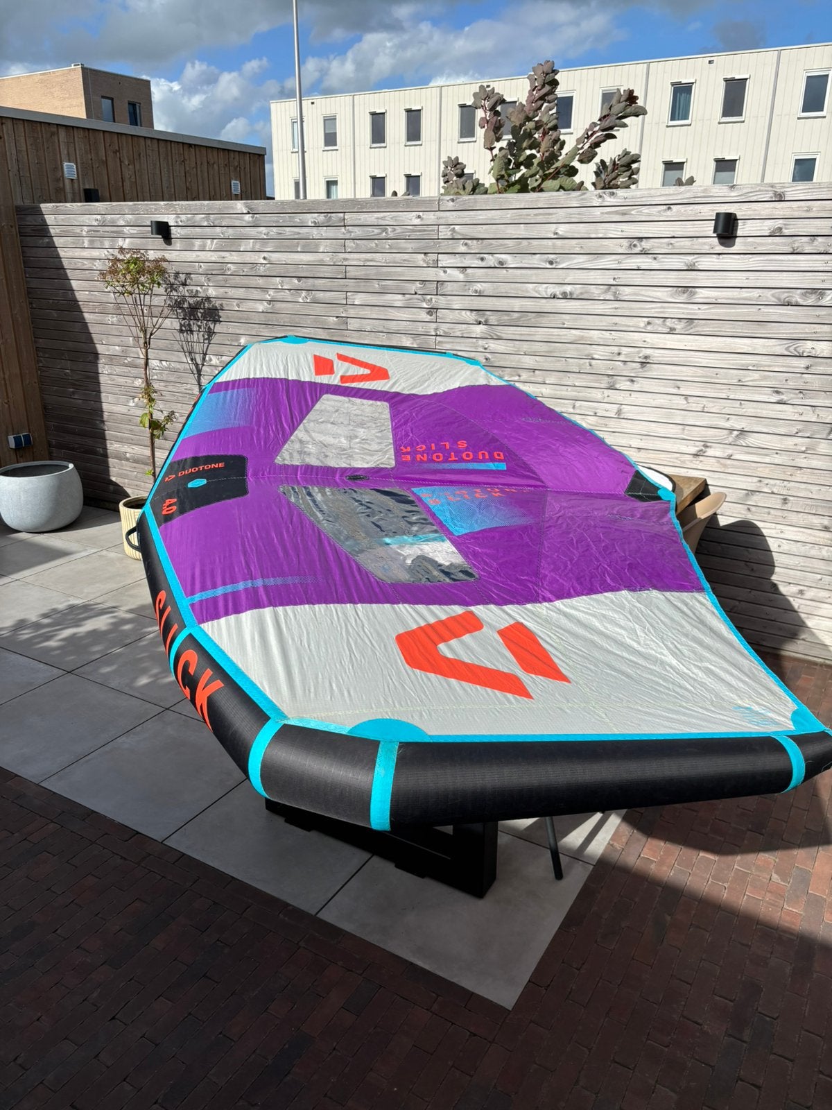 Duotone voor stoel hans, Watersport en Boten, Wingsurfen, Ophalen of Verzenden, Gebruikt, Wingsurf-wing