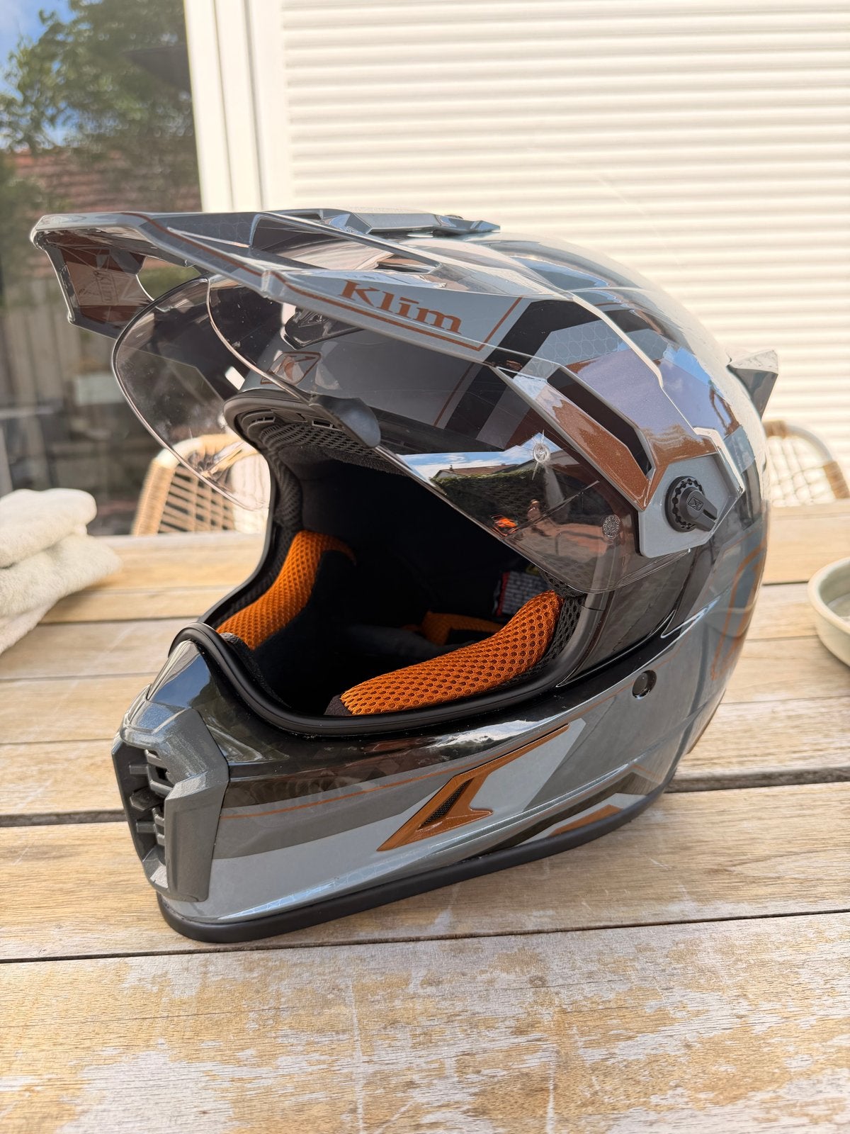 Klim Krios Pro Carbon helm - Maat L (59-60cm), Overige merken, Offroadhelm, Ophalen of Verzenden, L
