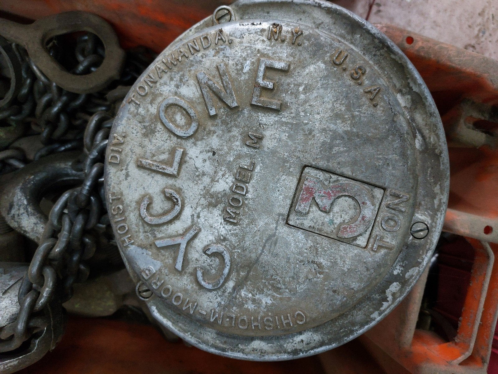 hand takel/ketting takel 3 ton, Ophalen, Gebruikt, Handmatig