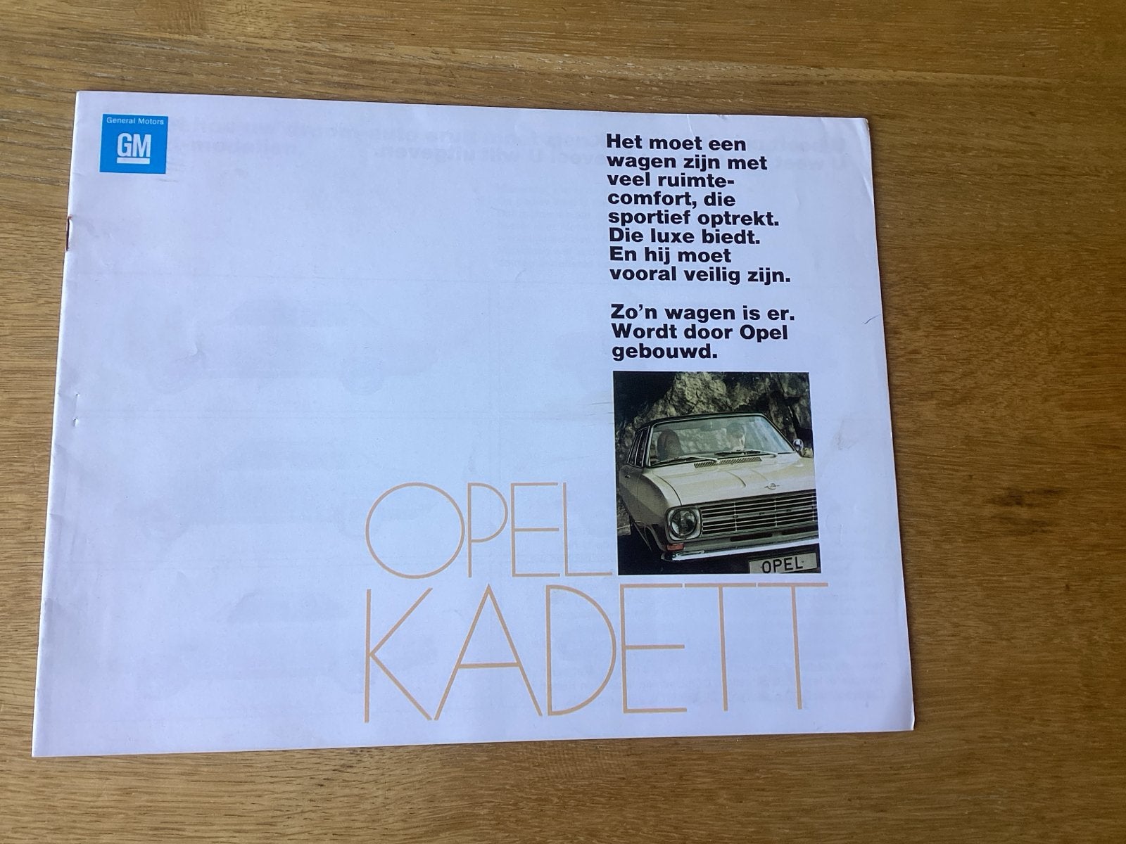 Opel Kadett brochure - Origineel GM 1969, Ophalen of Verzenden, Gelezen, Opel