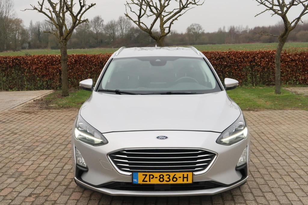 Ford Focus Wagon 1.0 EcoBoost Titanium Business, Gebruikt, 3 cilinders, Adaptive Cruise Control, Zilver of Grijs
