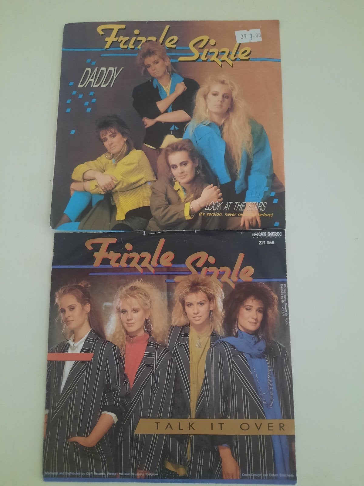 2x vinyl singels van Frizzle Sizzle, Ophalen of Verzenden