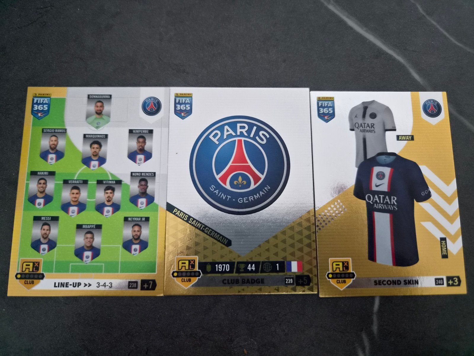 FIFA 365 2023 Panini Adrenalyn XL PSG Kaarten Set, Ophalen of Verzenden, Nieuw, Buitenlandse clubs, Spelerskaart
