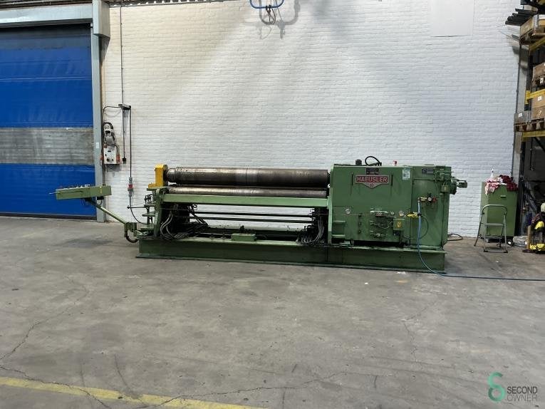 Plaatwalsen Haeusler VRM HY L2500x10mm 2005, Zakelijke goederen, Machines en Bouw | Metaalbewerking
