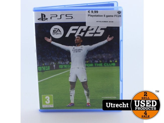 Playstation 5 game FC25, Spelcomputers en Games, Sony, Zo goed als nieuw, Support@sony.com, 1-7-1 Konan, Minato-ku
Tokyo 108-0075
Japan