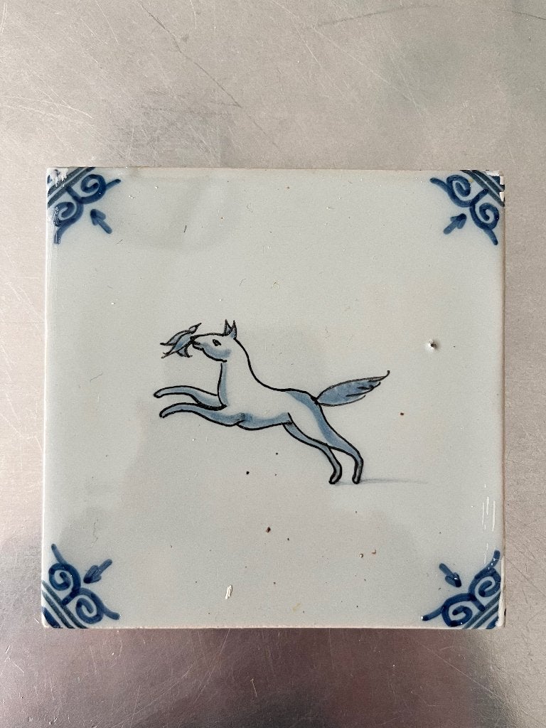 Prachtig tegeltje Koninklijke Tichelaar Makkum, Antiek en Kunst, Ophalen of Verzenden