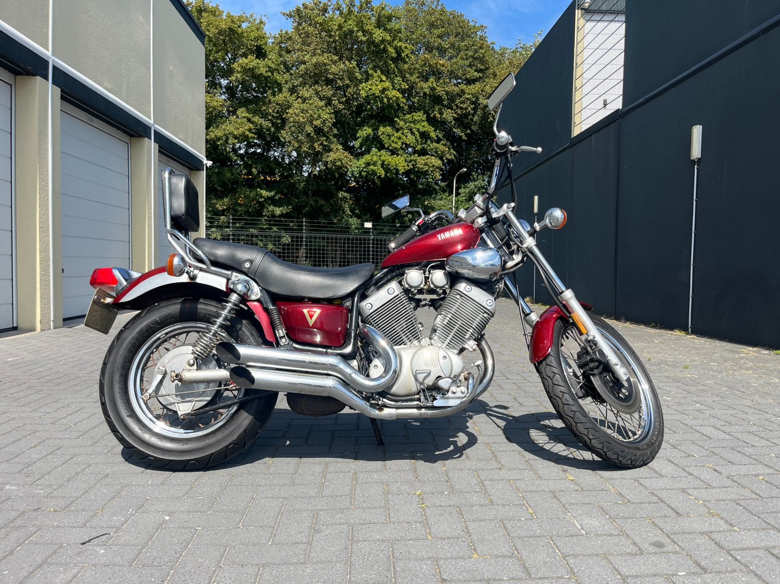 Yamaha Virago XV 535, recent onderhoud, code 80 A2 geschikt, Cardan-aandrijving, 2 cilinders, 535 cc, Chopper