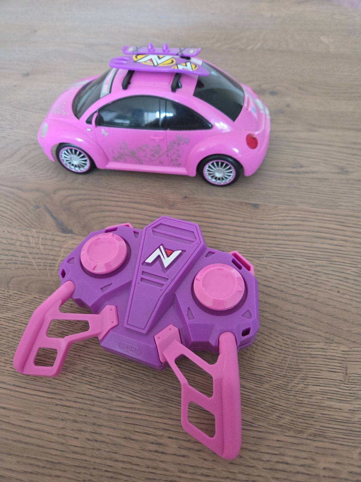 Nikko Bestuurbare Auto Roze met Afstandsbediening, Elektro, Gebruikt, Ophalen of Verzenden, Auto onroad