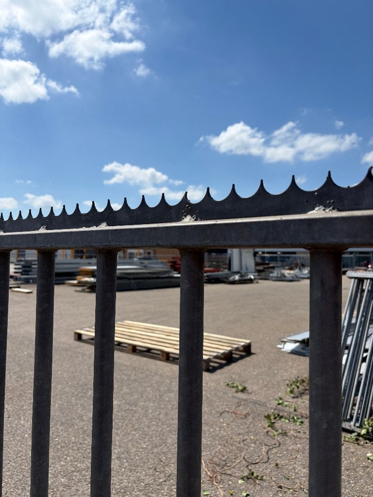 Stalen hekken hekwerk gegalvaniseerd ( 407 ), Tuin en Terras, Ophalen, Gebruikt, Spijlenhekwerk, Nb