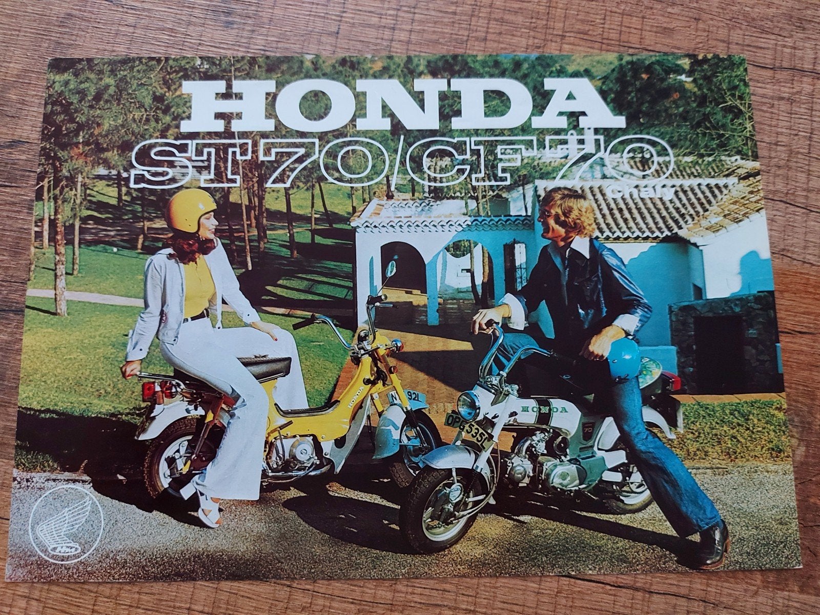 1973 UK Honda ST 70 / CF 70 mini bike folder, Fietsen en Brommers, Ophalen of Verzenden