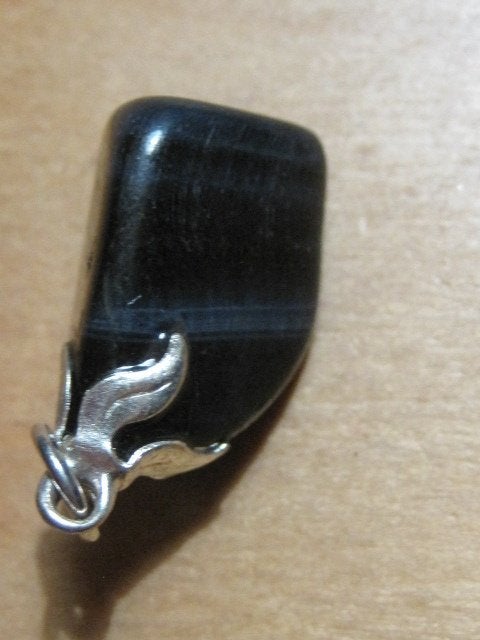 han. aparte edelsteenhanger VALKENOOG (4), Overige voorstellingen, Nieuw, Steen of Mineraal, Met edelsteen