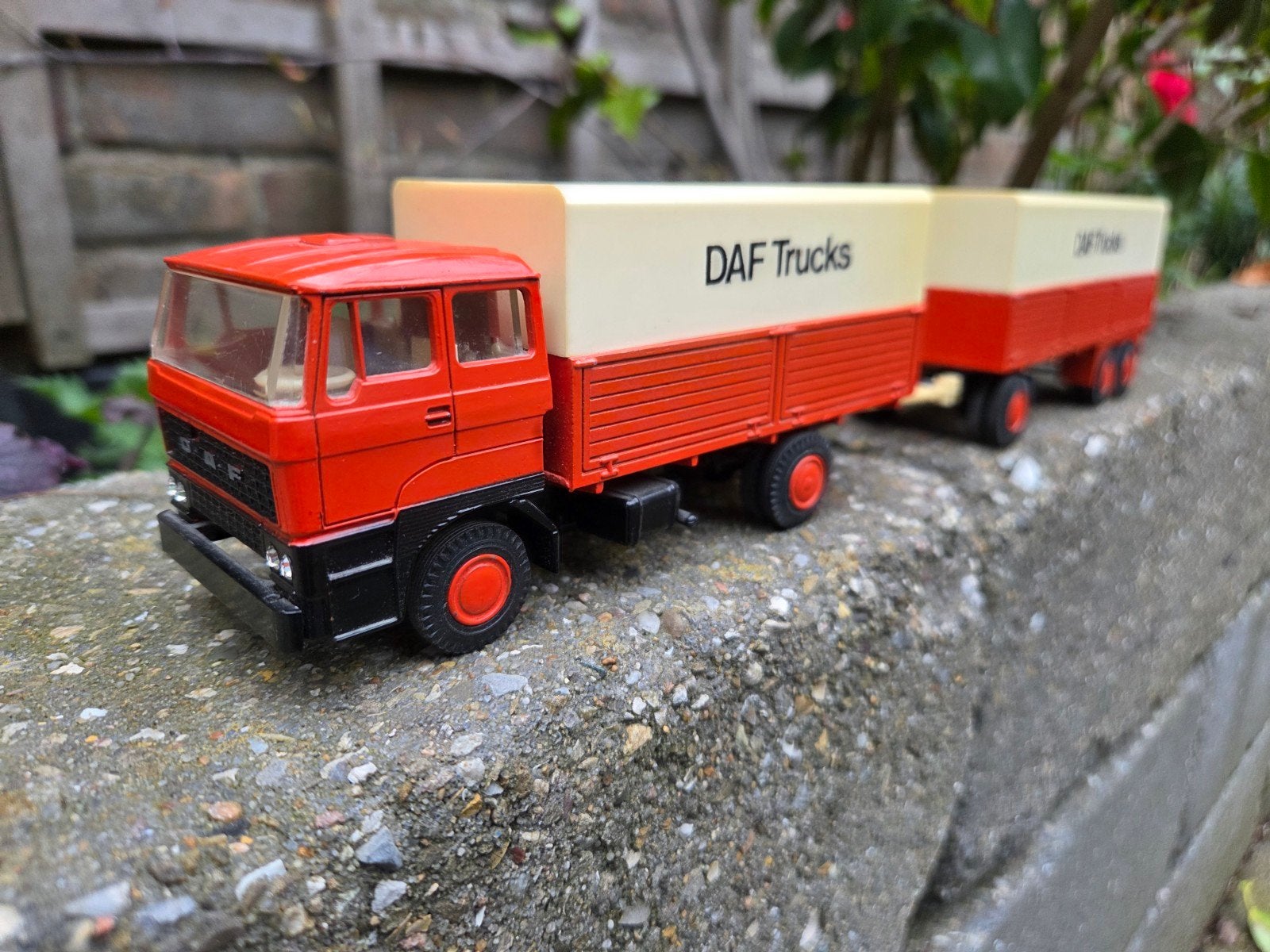 liontoys Daf 2800 Demo Combi, Ophalen of Verzenden, Zo goed als nieuw, Bus of Vrachtwagen, Lion Toys