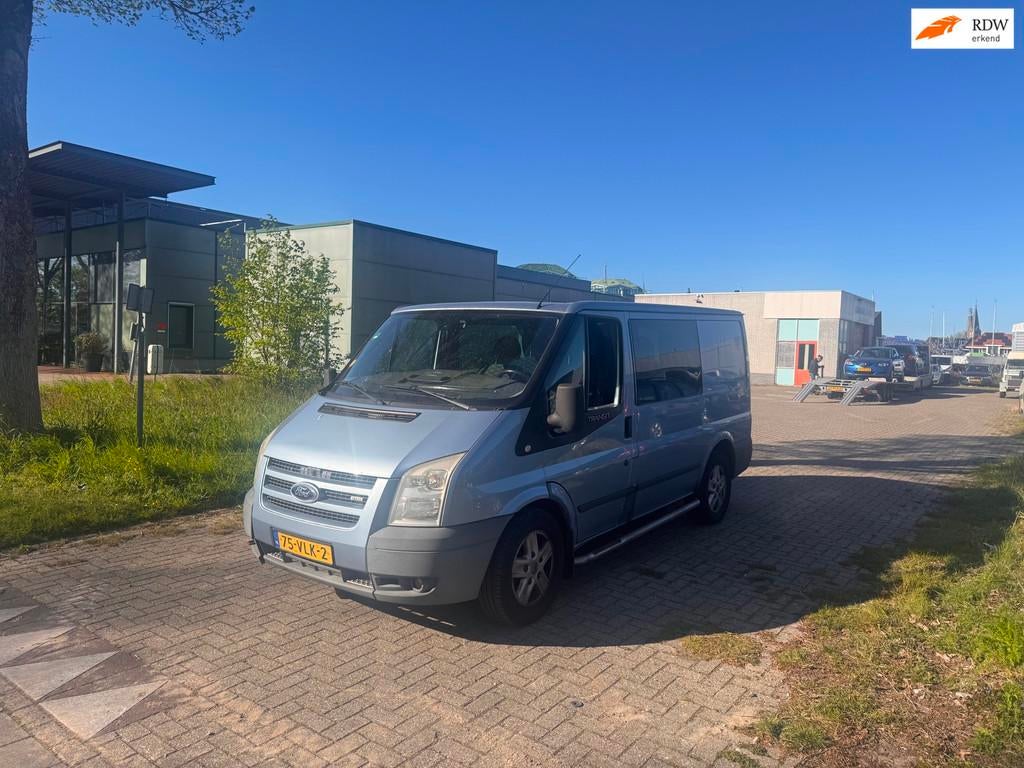Ford Transit 260S 2.2 TDCI SHD Dubbel Cabine .Airco.Airco, Voorwielaandrijving, Gebruikt, 4 cilinders, 2000 kg