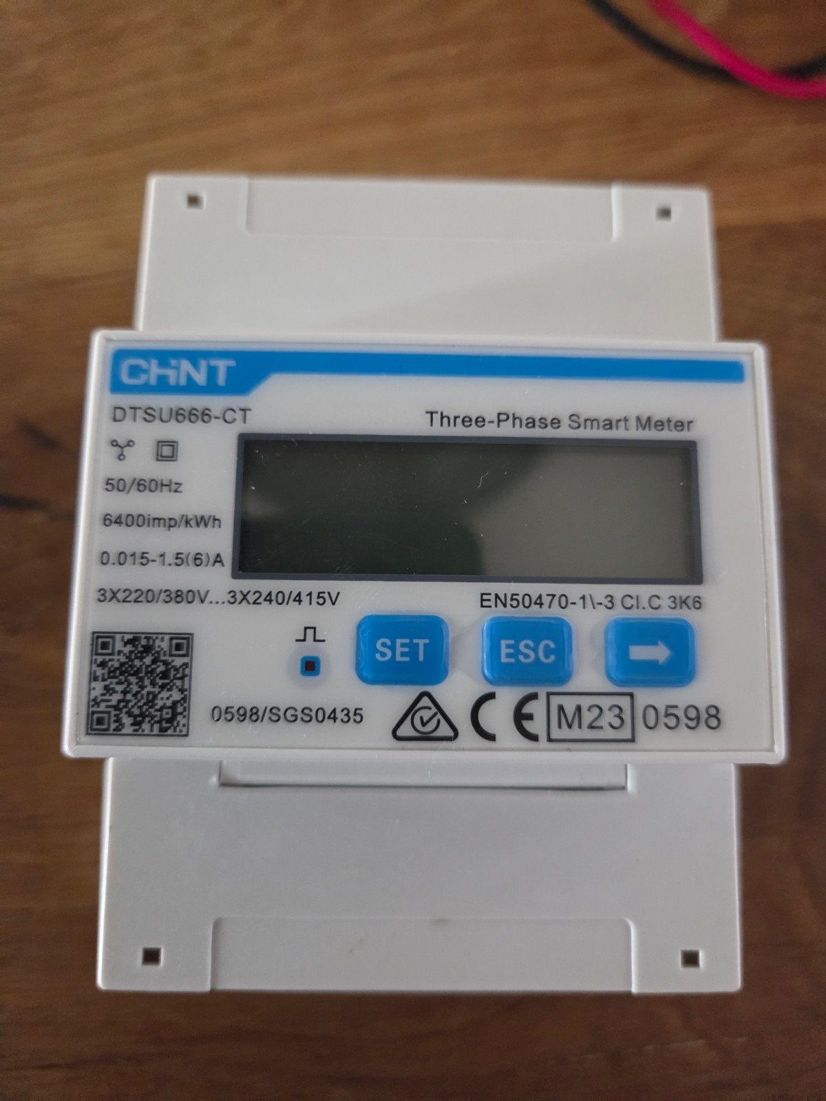 Chint DTSU666-CT Kilowattuurmeter met 200A/5A stroomtrafo's, Ophalen, Zo goed als nieuw, Overige merken, Overige typen