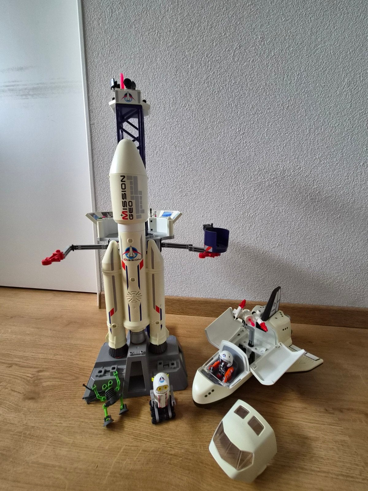 Playmobil Raket met Licht en Geluid - Space Shuttle Set, Ophalen, Gebruikt, City action, Voertuig