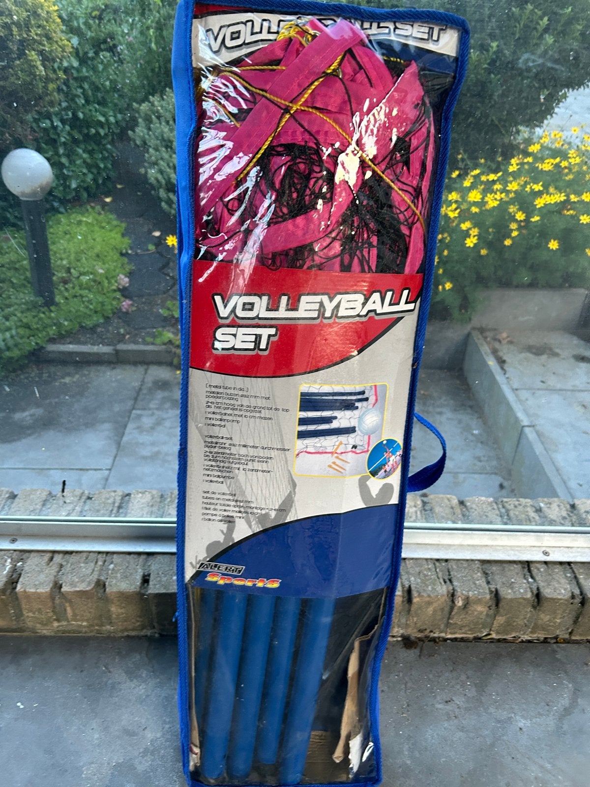 Volleybal Set - Compleet voor Strand of Tuin, Ophalen of Verzenden, Zo goed als nieuw