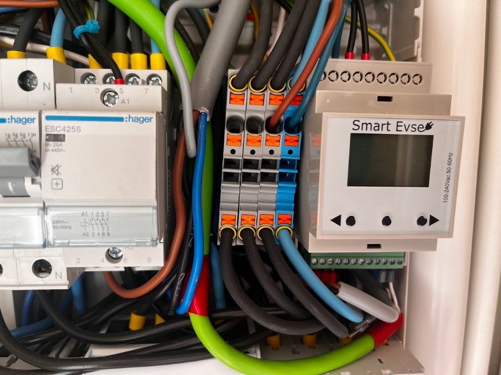 Complete set SmartEVSE module laadpaal met load balancer, Ophalen of Verzenden, Gebruikt, Laadpaal