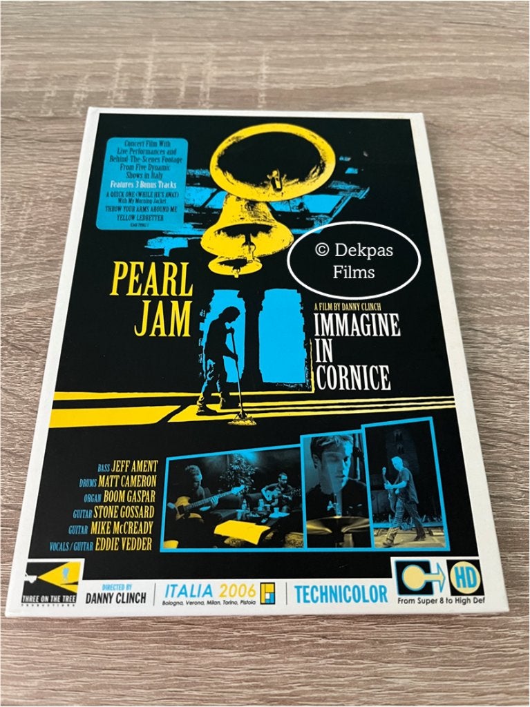 Dvd Pearl Jam - Immagine in Cornice, Alle leeftijden, Ophalen of Verzenden, Gebruikt