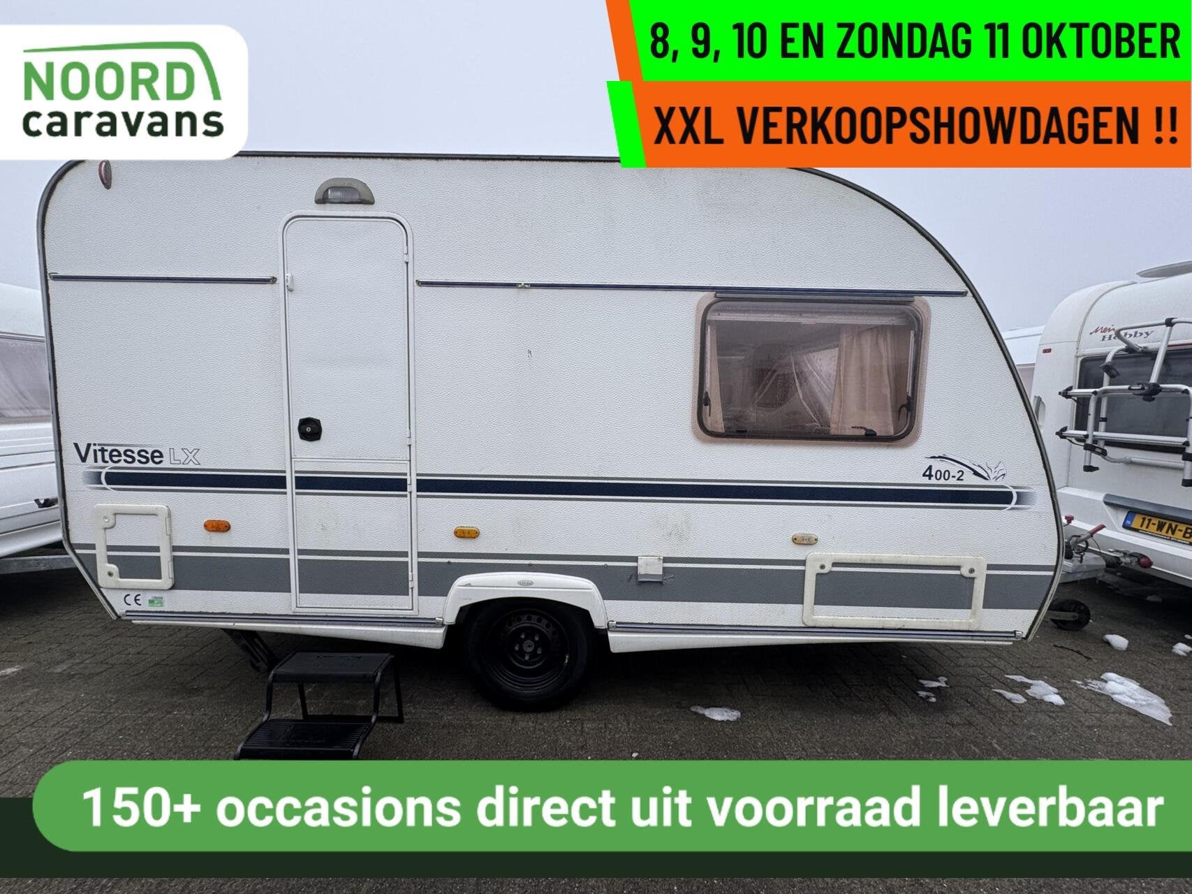 Beyerland VITESSE 400-2 LX RONDZIT, VOORTENT, FIETSENDRAGER, Hordeur, Rondzit, Tot en met 2, Bedrijf