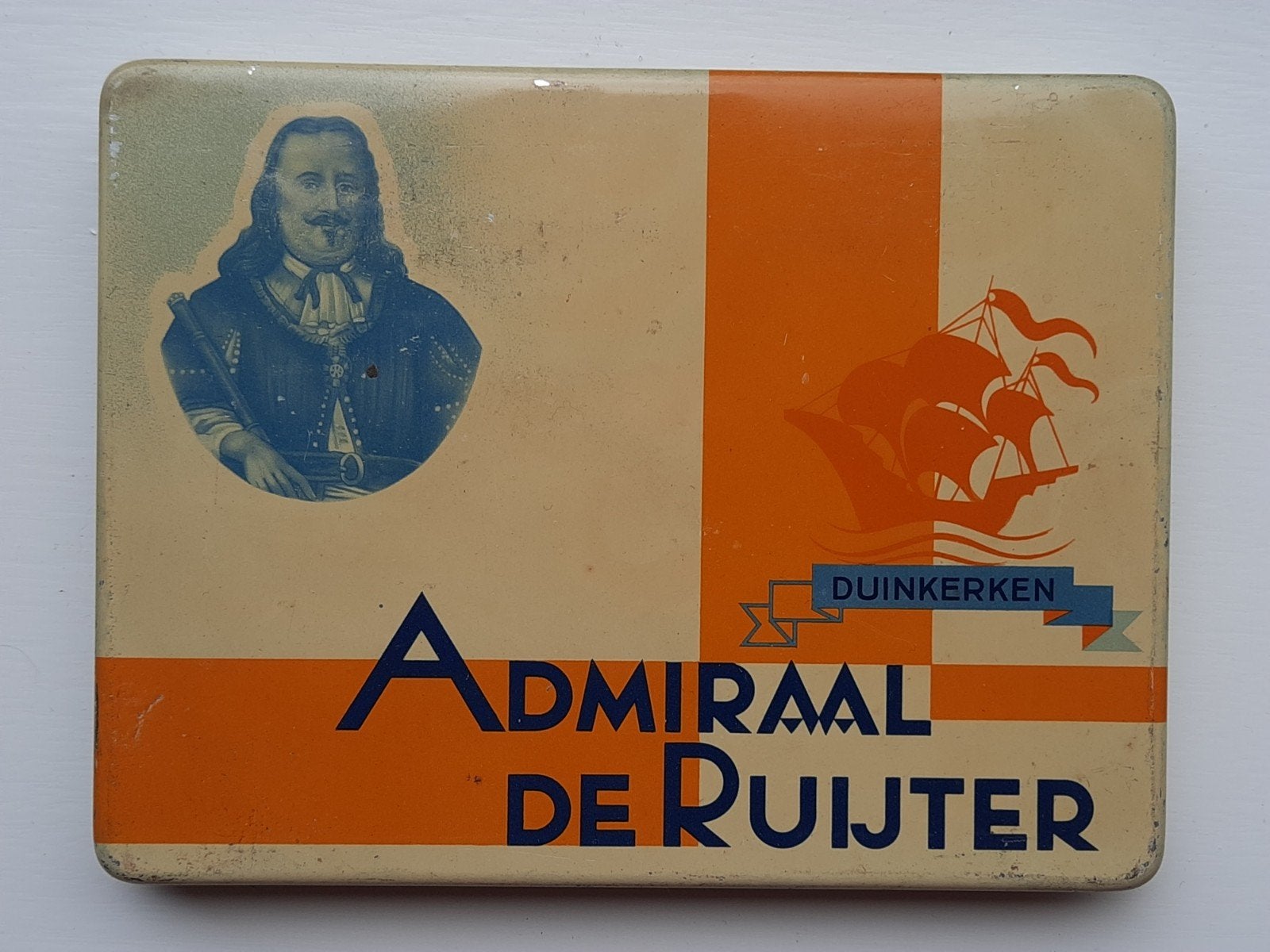 Admiraal de Ruijter Duinkerken sigaren blik, Ophalen of Verzenden, Gebruikt, Overige