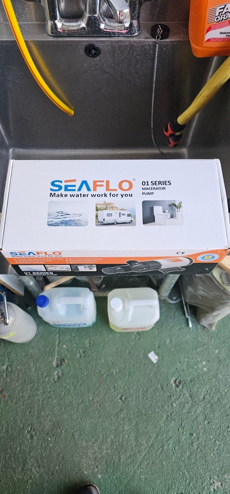 SEAFLLO Macerator Pomp 12V 12GPM/45LPM, Ophalen of Verzenden