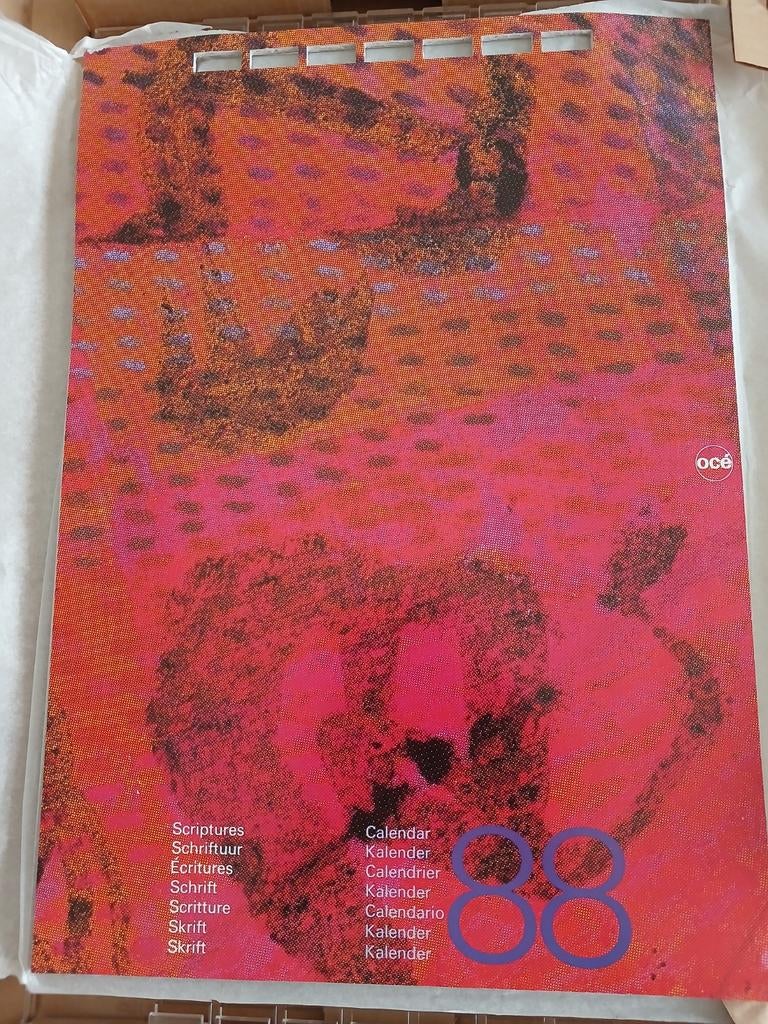 Zeldzame Océ Kunstkalender 1988, Ophalen of Verzenden, Nieuw