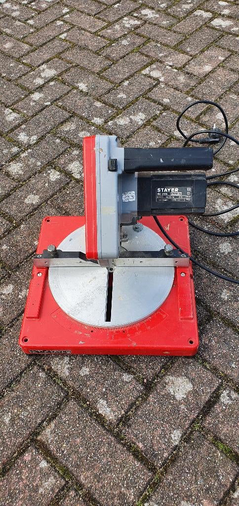 stayer afkortzaag SC205, Doe-het-zelf en Verbouw, Gereedschap | Zaagmachines, 600 tot 1200 watt, Ophalen of Verzenden, Afkortzaag