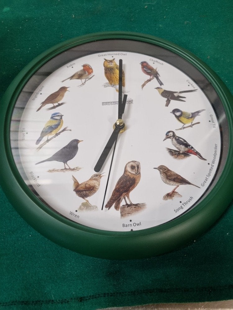wandklok met vogels en geluid, Ophalen of Verzenden, 'T Olde Gre-j, Info@toldegrej.nl, Endepoelstraat 20f Didam