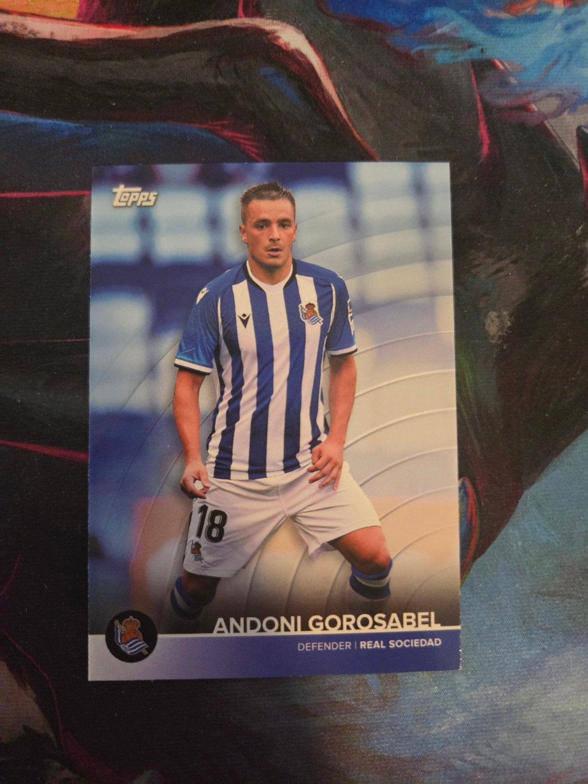Topps Andoni Gorosabel Spelerskaart Real Sociedad, Ophalen of Verzenden