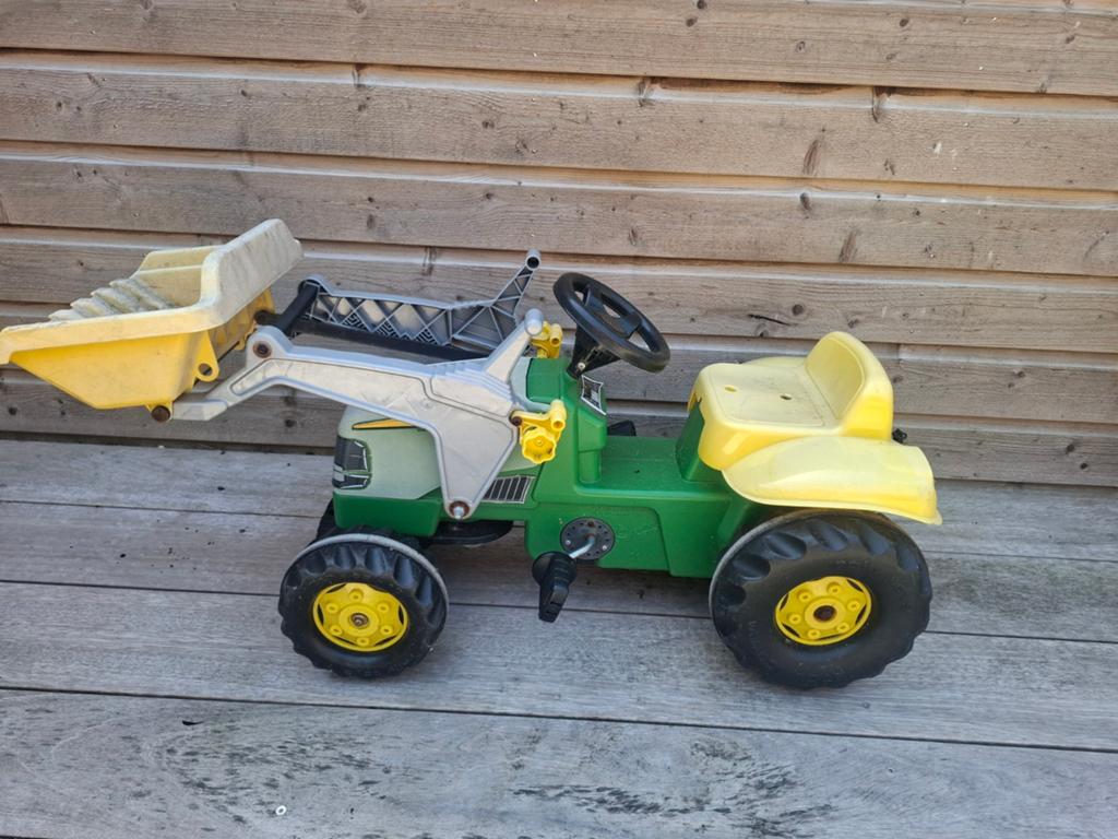 Traptractor John Deere, Kinderen en Baby's, Speelgoed | Buiten | Skelters, Ophalen, Gebruikt, Overige merken