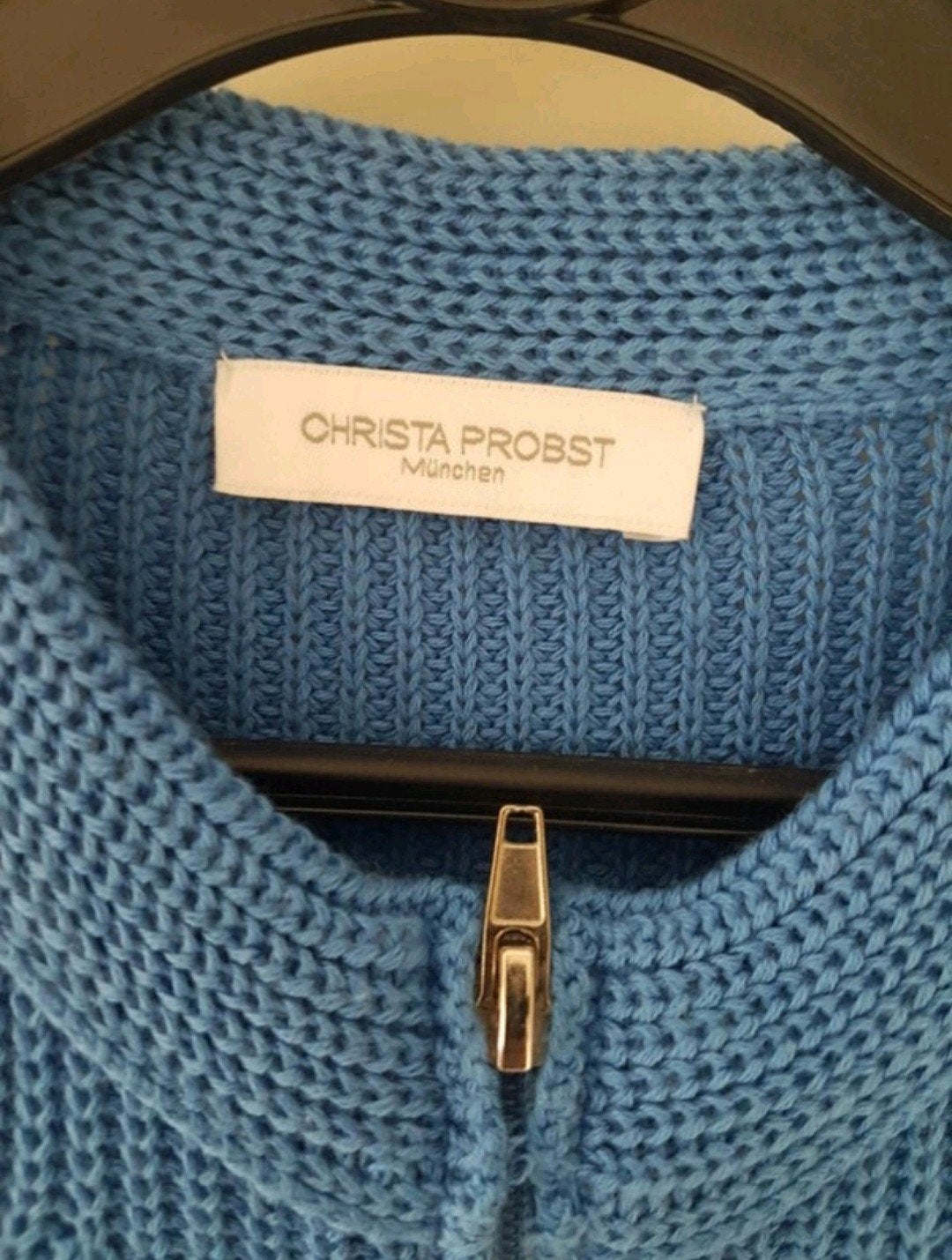 Christa Probst mt 38 mooi merkvest 🩵, Maat 38/40 (M), Blauw, Ophalen of Verzenden, Zo goed als nieuw