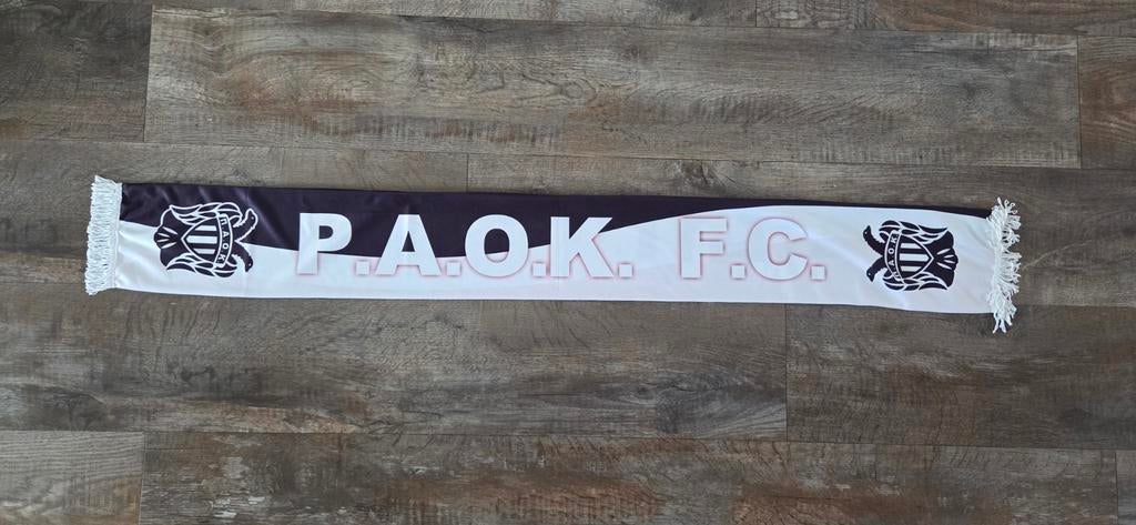 Sjaal Paok FC, Ophalen of Verzenden, Zo goed als nieuw, Buitenlandse clubs, Vaantje of Sjaal