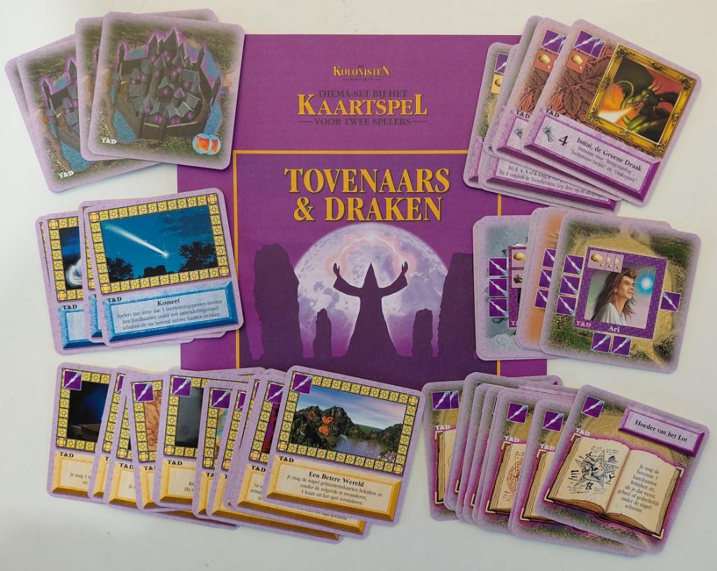 Kolonisten van Catan kaartspel T&D uitbreiding, Hobby en Vrije tijd, Gezelschapsspellen | Kaartspellen, Een of twee spelers, Ophalen of Verzenden