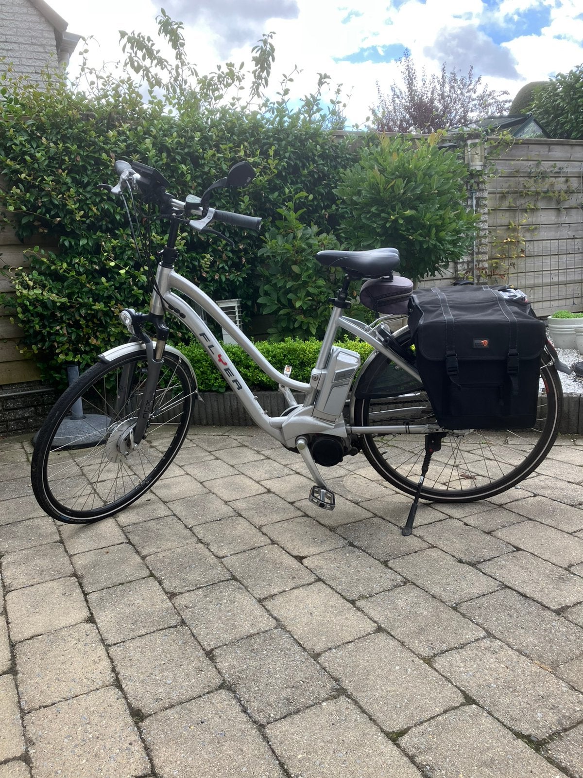 Te koop Flyer Electrische  Herenfiets, Versnellingen, Schijfrem, Ophalen, Overige merken