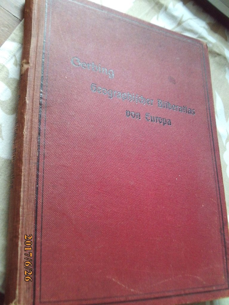 Gerbing Geographischer Bilderatlas Europa Duitsland 1913 2dl, Ophalen of Verzenden, Gelezen, Dr. Walter Gerbing, Europa