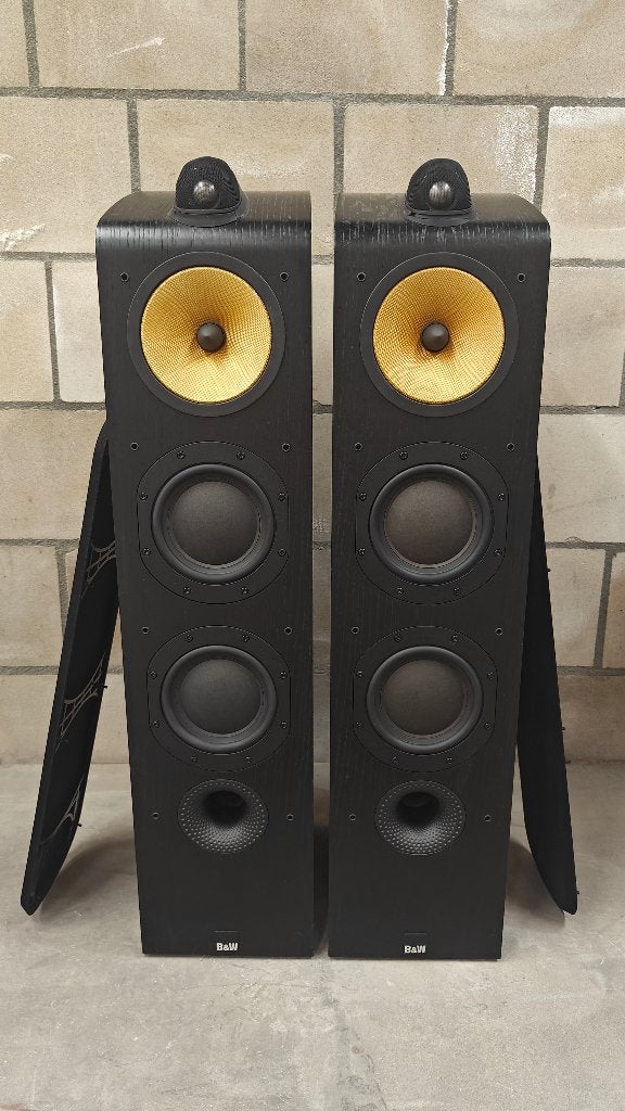 B&W 703 Black Ash Luidsprekers, Audio, Tv en Foto, Luidsprekers, Vloerstaande luidspreker, Gebruikt, Bowers & Wilkins (B&W), Ophalen