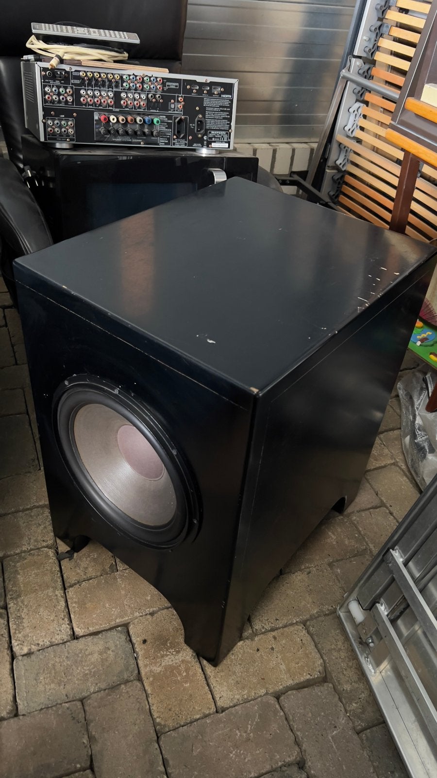 Krachtige Subwoofer - Diepe Bas voor Thuisbioscoop, Ophalen, Gebruikt, Subwoofer, Overige merken