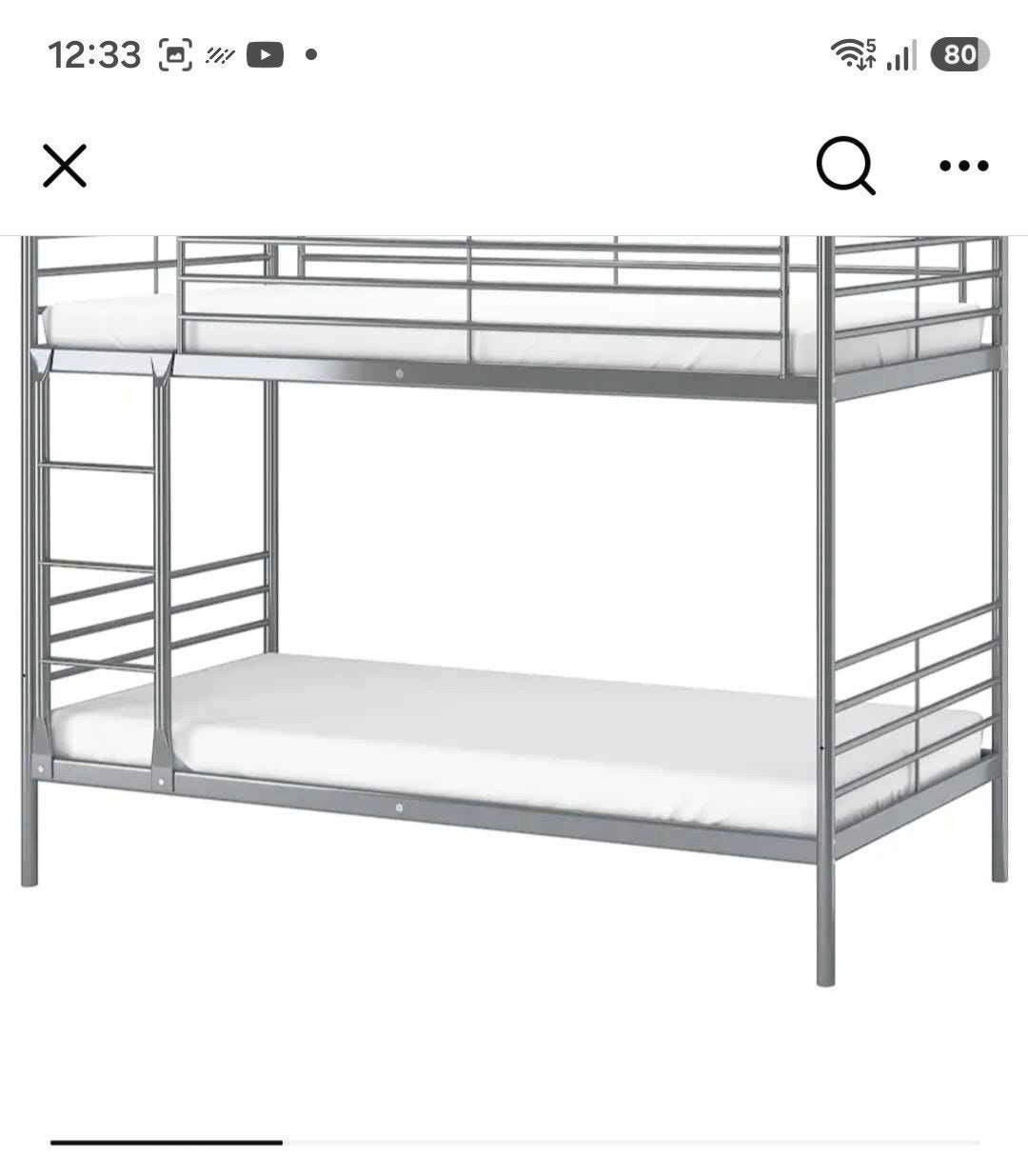 stapelbed  met matrassen € 100, Ophalen, 90 cm, 160 tot 180 cm, Tweepersoons