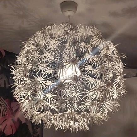 Lamp paardenbloem/pluim vorm 90 cm, Ophalen