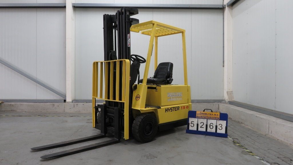 hyster elektro vorkheftruck 1500kg, Heftruck, Ophalen of Verzenden, 1000 tot 2000 kg, HYSTER