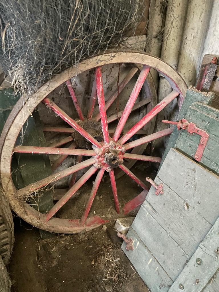 Houten wielen, Antiek en Kunst, Ophalen